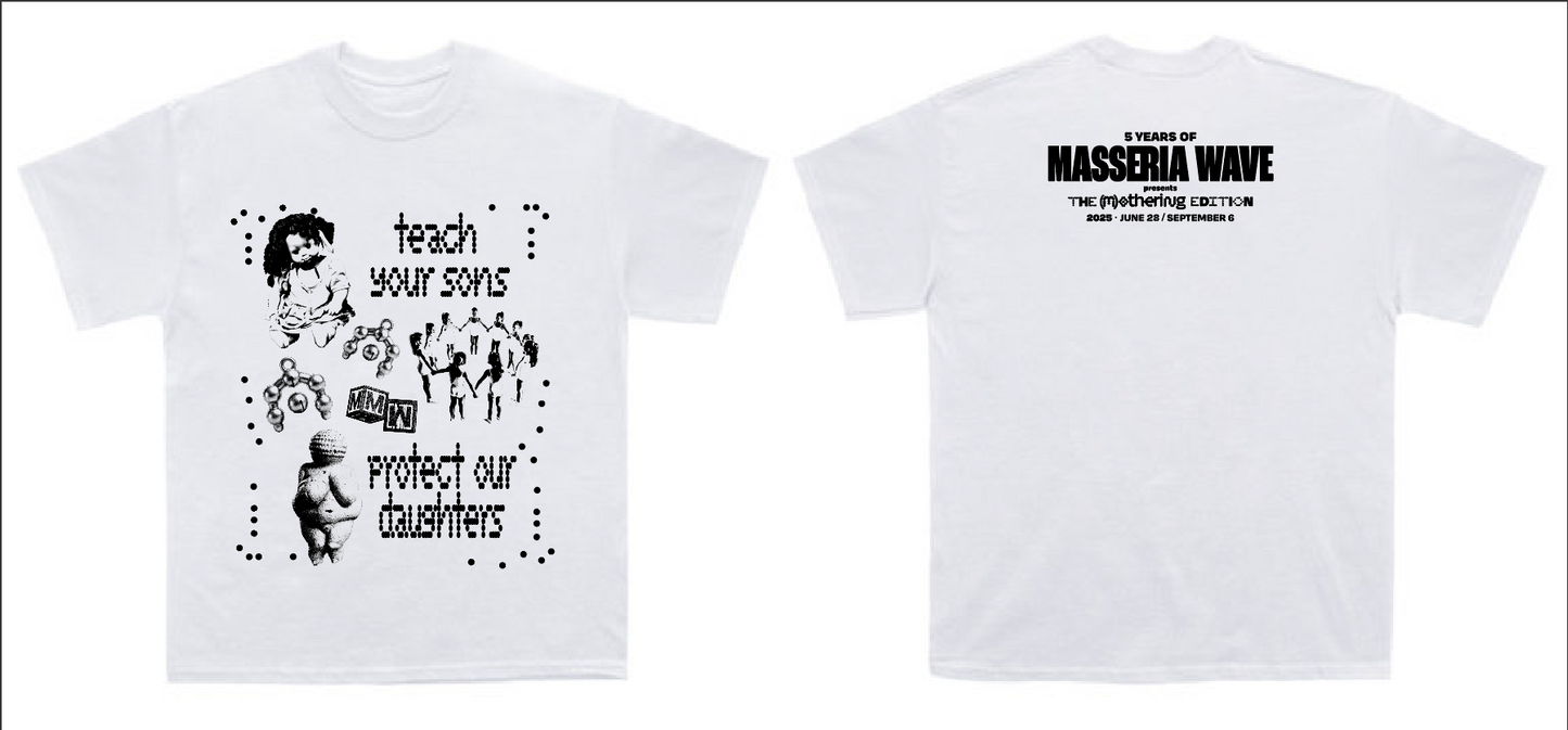 "Teach & Protect" Special tee white - 5 years of MW